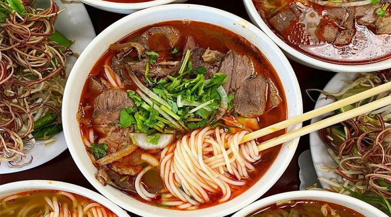 Hue’s spicy beef noodle soup