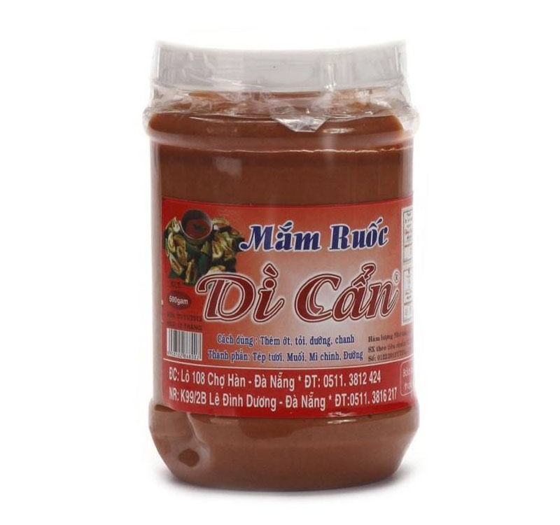 nước mắm Dì Cẩn độc đáo