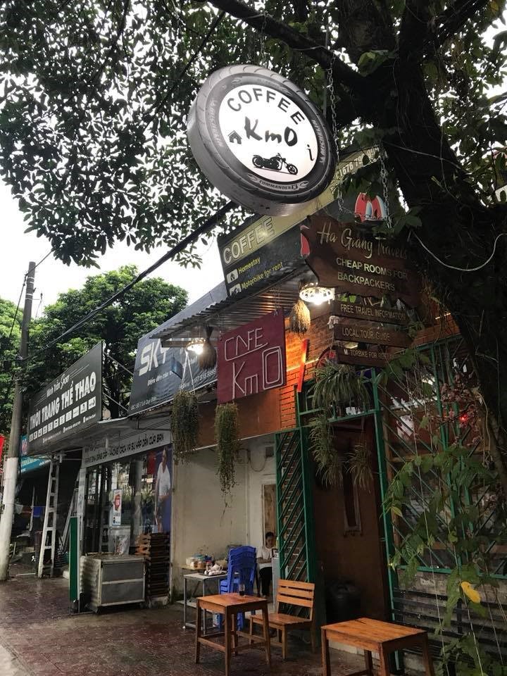 Quán cafe Km0 ở TP Hà Giang
