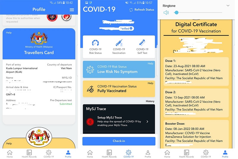 thủ tục nhập cảnh malaysia 2022