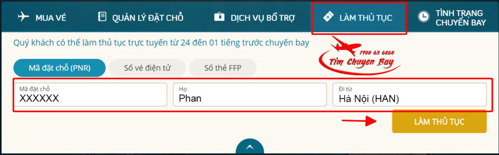 check in online vietnam airlines