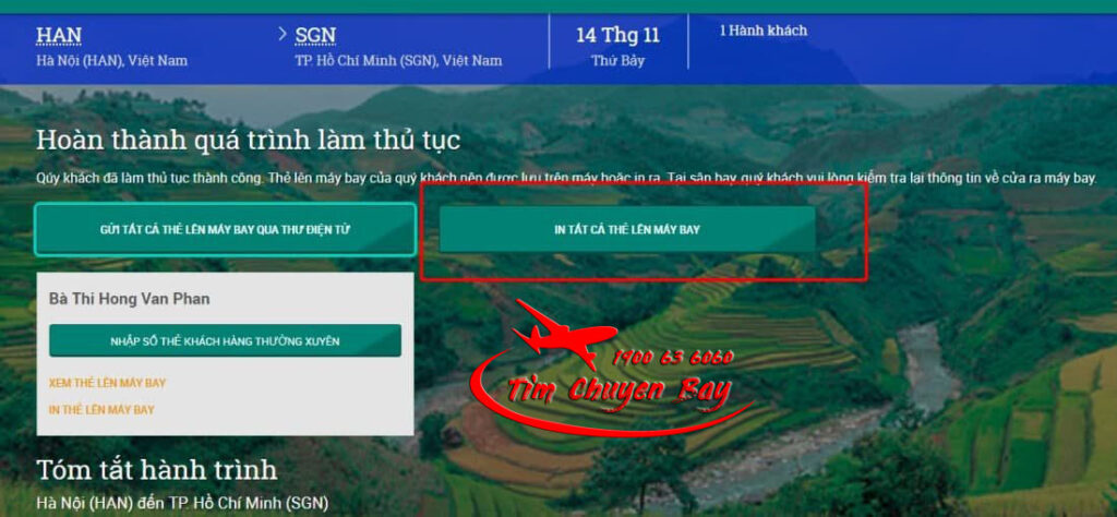 check in online vietnam airlines