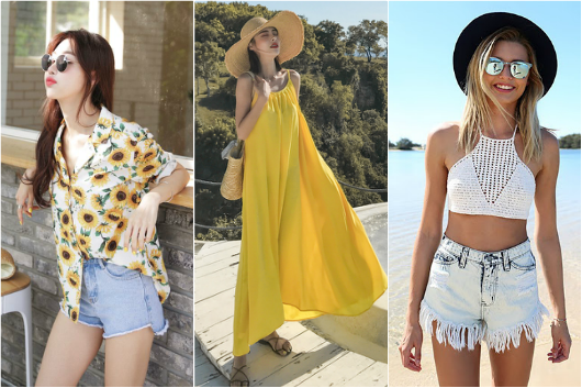 trang phục đi biển sống ảo