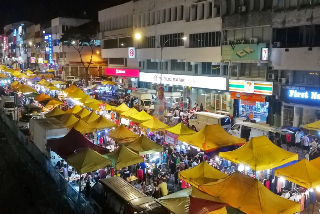 Phố ẩm thực kuala lumpur